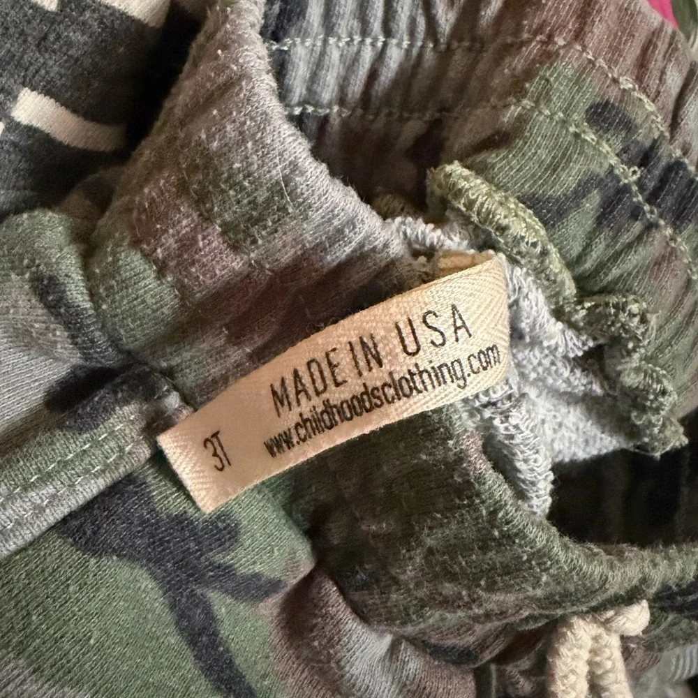 Childhoods Clothing green camouflage